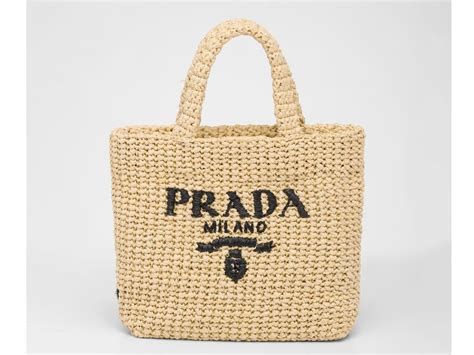 borsa prada paglia|borse prada donna 2023.